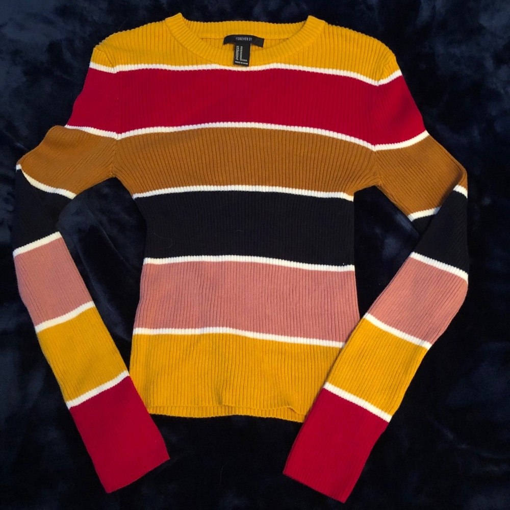 Forever 21 Ribbed Long Sleeve